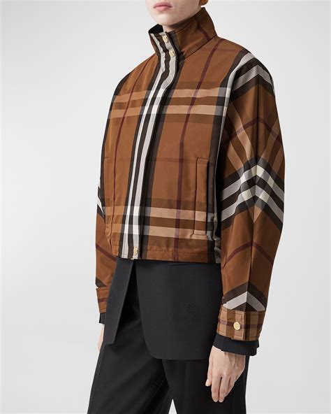 burberry bomber jacket neiman marcus|Burberry military bomber jacket.